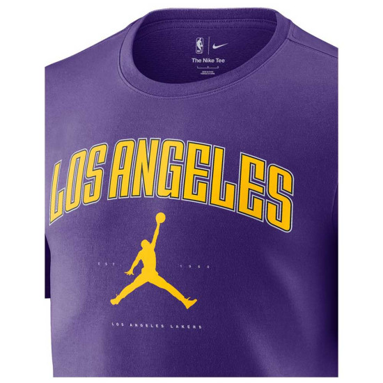 Jordan Ανδρική κοντομάνικη μπλούζα Los Angeles Lakers Essentials Jordan Ανδρική κοντομάνικη μπλούζα Los Angeles Lakers Essentials
